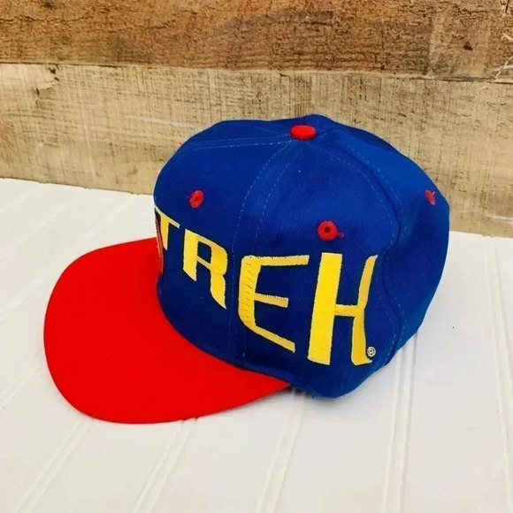 Embroidered Blue and Red STAR TREK Hat - Picture 3 of 6